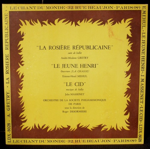 Désormière grétry méhul - désormière,