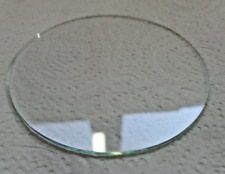 petit verre plat rond diam 83 mm pièce d'horlogerie pendule réveil a l'unité