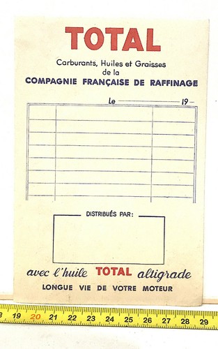 Ancien document publicitaire - document,