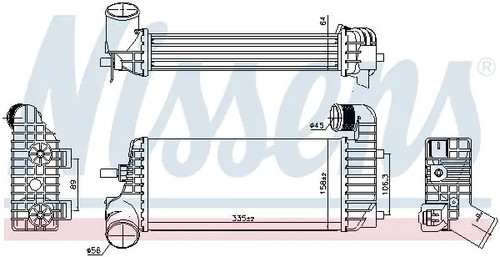 Radiateur air intercooler - radiateur, d'air
