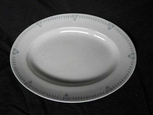 Plat ovale ancien lunéville - plat,