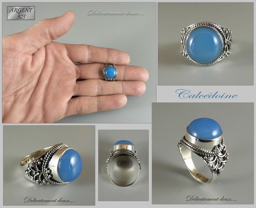 Belle bague argent - 925, et