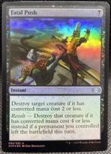mtg magic fatal push FOIL ENGLISH poussée fatale double masters 2 available