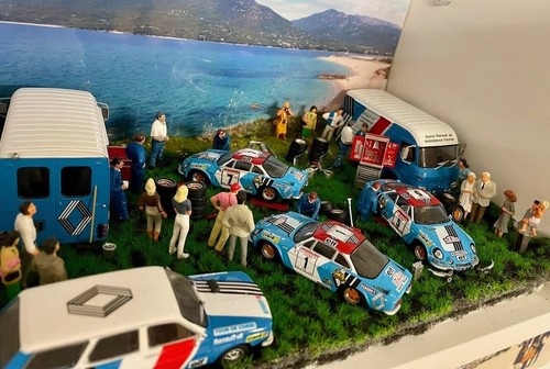 Diorama assistance rallye - assistance,