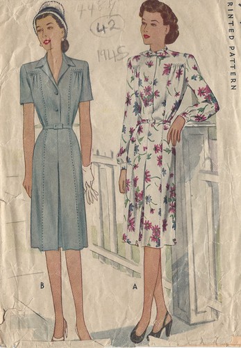 Patron couture vintage 1945 - de,