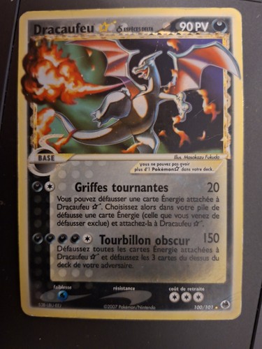 Dracaufeu gold star especes - gold, ex