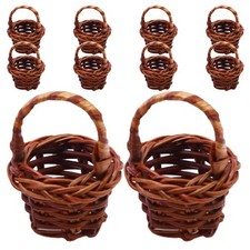 10 Pcs Mini Paniers Tressés
