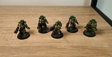 Salamanders Pyroclast Squad / Warhammer 40k / The Horus Heresy / Well Painted