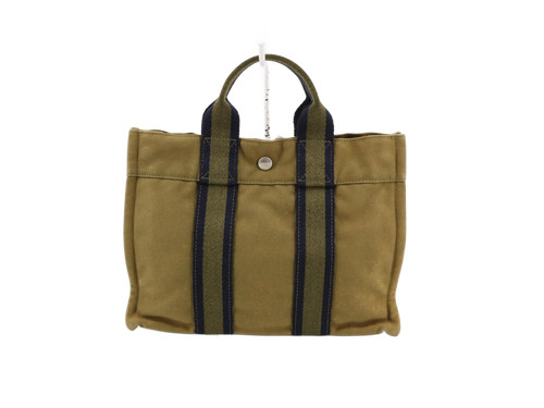 Sac hermès toto kaki - hermès, pm