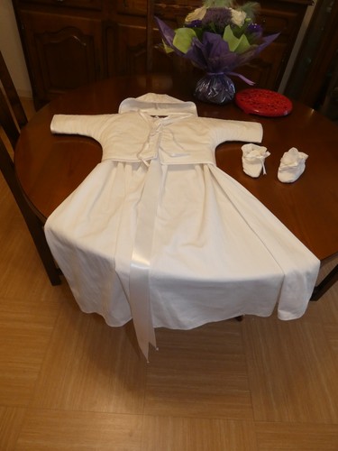 Linge ancien tenue baptème - linge, de
