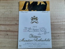 étiquette vin chateau Mouton