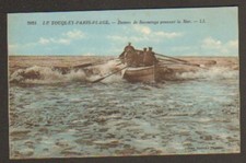 LE TOUQUET - PARIS PLAGE (62) Départ du CANOT SAUVETAGE