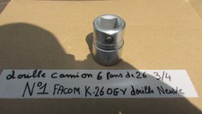 Douille de 26 6 pans FACOM camion 3/4 K.26 HB OGV neuve LIVRAISON GRATUITE