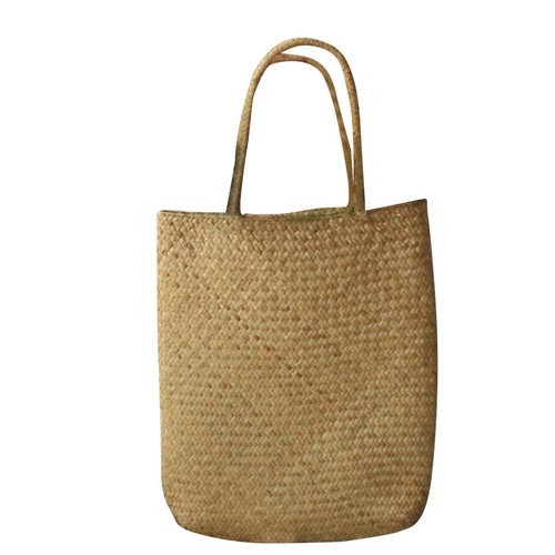 Cabas plage paille sac - cabas, tissé