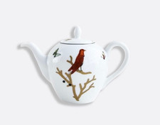 Théière BERNARDAUD Aux Oiseaux 500ml Porcelaine France Vaisselle de collection