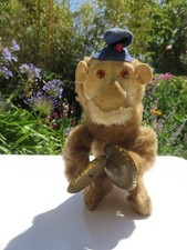 SINGE -CIMBALE-AUTOMATE-JOUET  MECANIQUE-JOUET ANCIEN -MUSICIEN-AVEC CLE- P