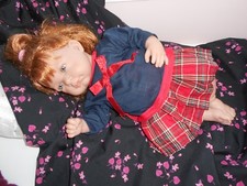  ens neuf haut et jupe compatible poupée reborn,baigneur,antonio juan40/45 cm