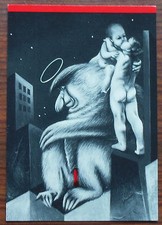 Carte postale Kelek surrealisme,enfants,1984,Carton editions