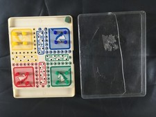 VINTAGE 1980 : ANCIEN JEU MINIATURE DE PETITS CHEVAUX