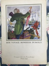 Menu de 1960 - FRENCH LINE