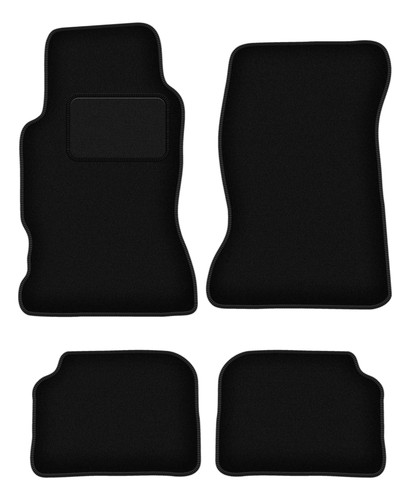 Tapis sol velours noir - tapis,