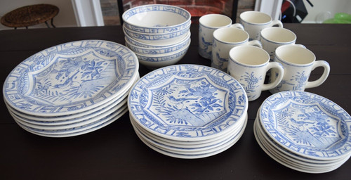 Vintage gien france blue - vintage,