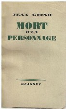 Mort d'un Personnage Jean Giono Cycle du Hussard