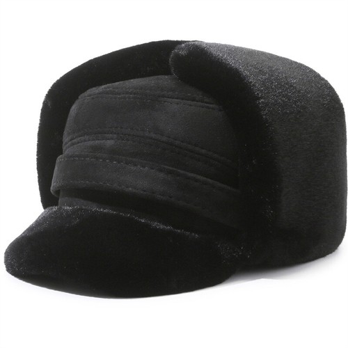 Hommes fausse fourrure cuir - fausse,