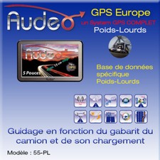 GPS SPECIAL POIDS LOURDS ET CAMIONS AUDEO 5 Pouces