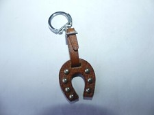 PORTE CLÉ FER A CHEVAL CUIR