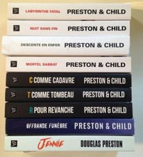 9 livres PRESTON & CHILD roman