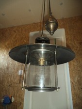 LAMPE MARINE à suspendre vintage Ouvrard & Villars modèle 1921 , très bon état