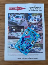 DECALS 1/43 PEUGEOT 306 CUOQ