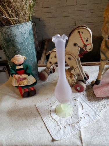 Ancien vase soliflore corolle - vase,