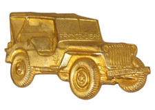 Insigne/broche libération Jeep Willys France-Libre Paris 26-8-1944 français WW2