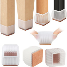 Lot De 32 Protections De Sol Pour Pieds De Chaise - Transparentes 33-40 Mm Fond 