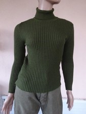 PULL COL ROULE STRETCH  KAKI