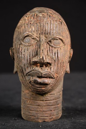 Bronze ancienne tête ife - bronze,