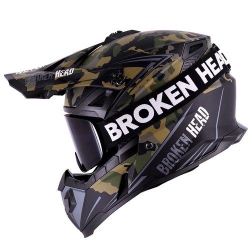 Casque cross brisé squadron - brisé,