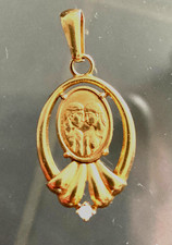 pendentif amoureux en or 18 k