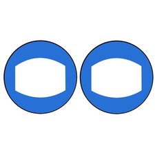 Voile de Kayak Bleue en PVC