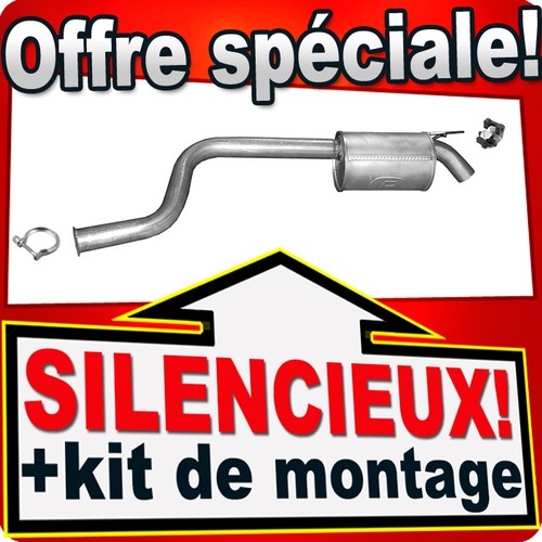Silencieux arriere pour - silencieux,