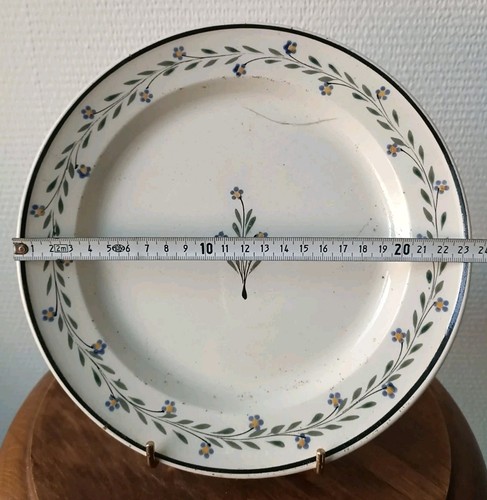 Longwy assiette faïence - longwy,