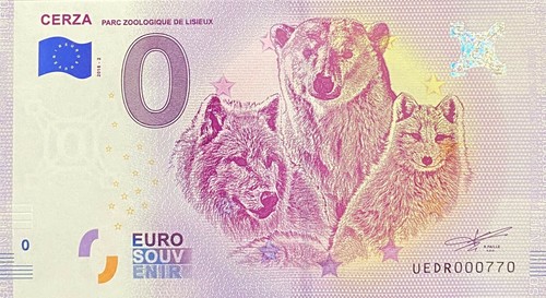 Billet euro cerza zoo - euro,