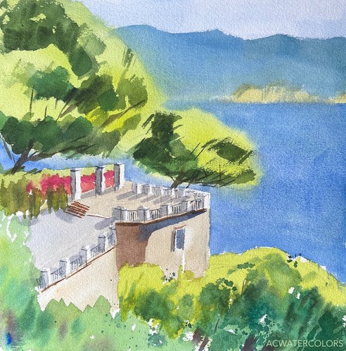 Alain crousse acwatercolors - alain,