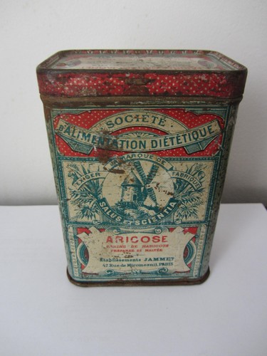 Boite tôle aricose farines - tôle,