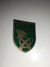 Rare insigne bronze - , eaux