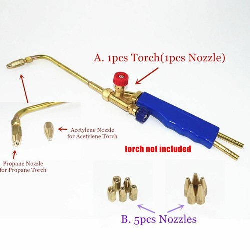 5pcs gas brazing torche bec - 5pcs, gas-brazing