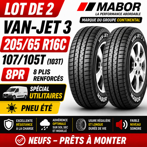 Lot pneus 205 - lot, r16c