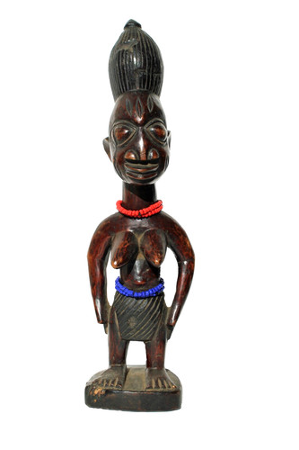 Grande statuette jumeaux ibeji - statuette,